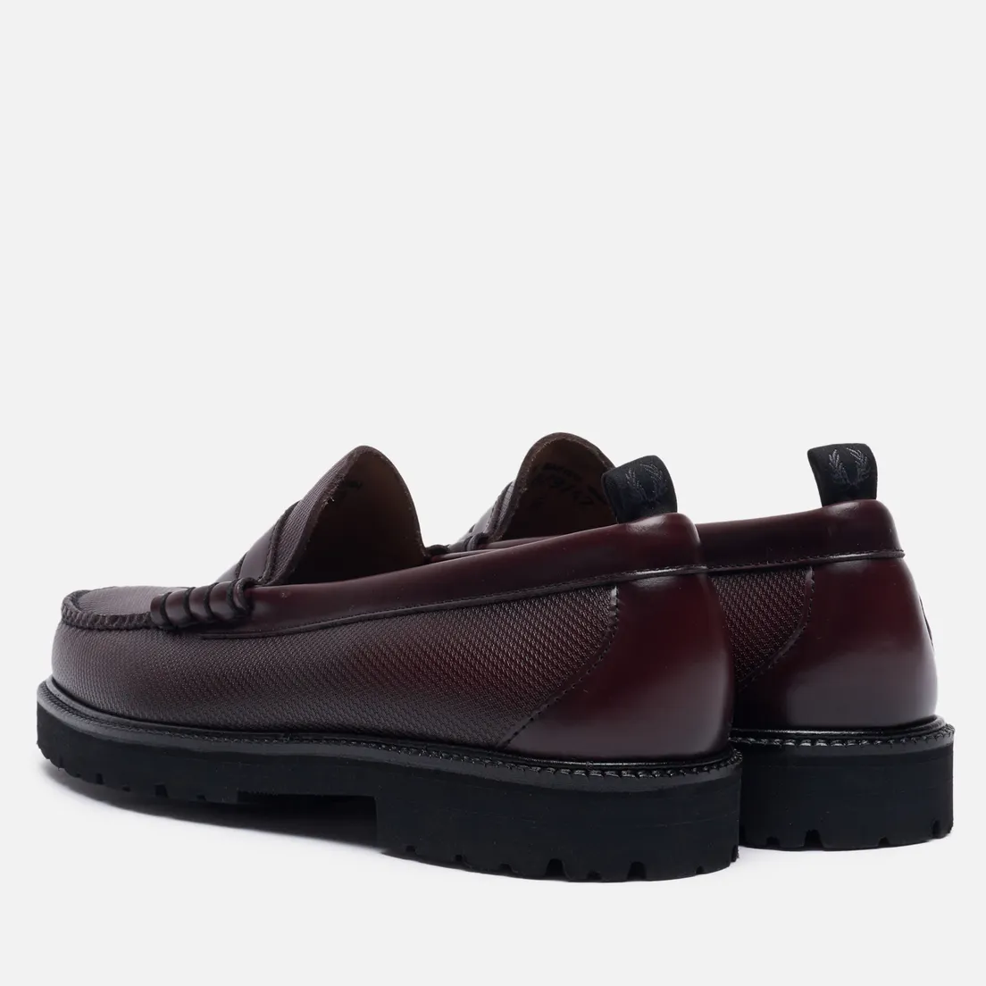 Fred Perry Мужские ботинки лоферы x G.H. Bass Textured