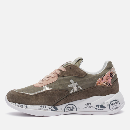 Женские кроссовки Premiata Scarlett 5318 Olive Green