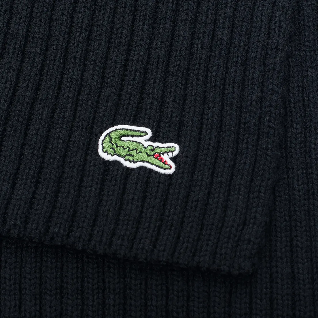 Lacoste Шарф Green Croc Wool