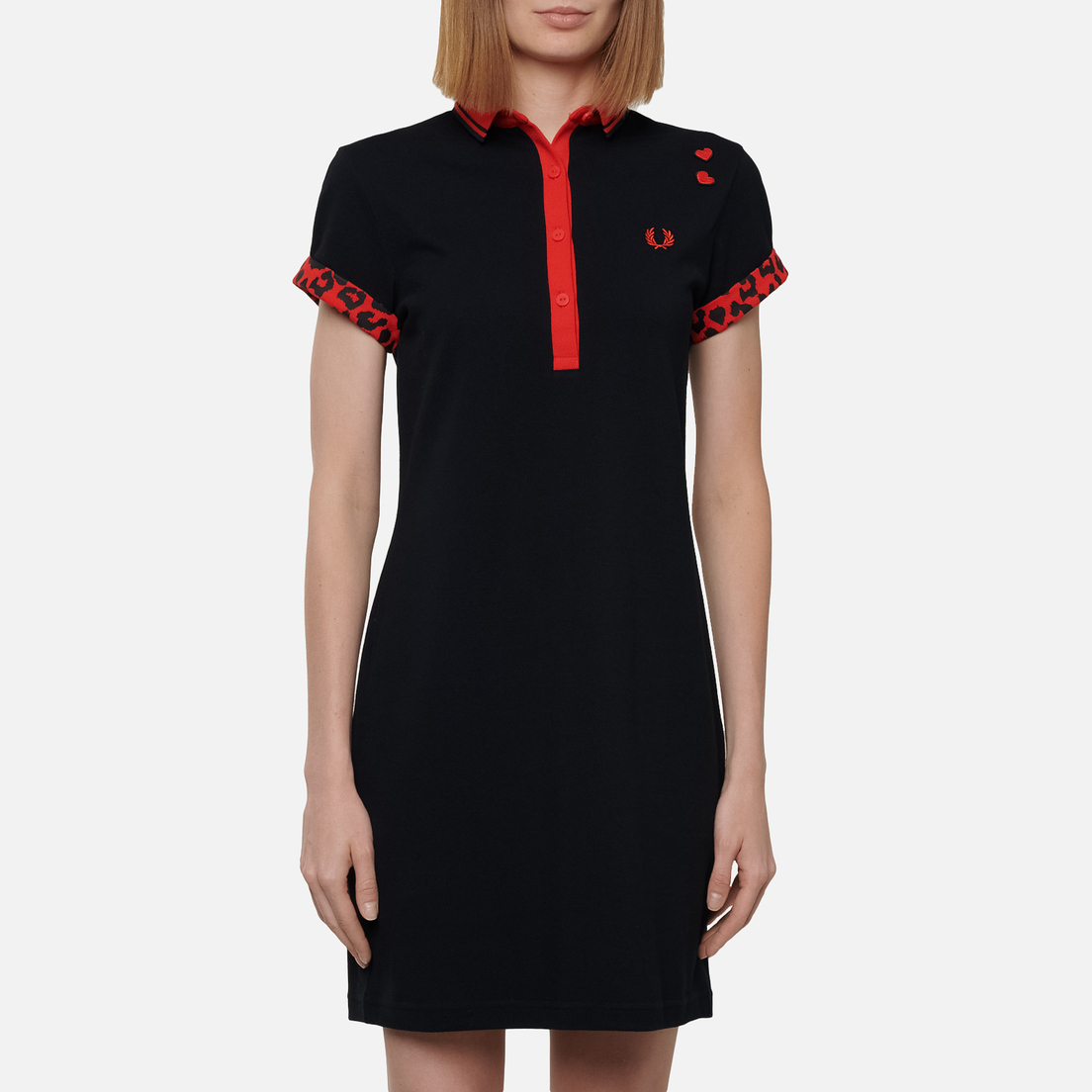 Fred Perry Женское платье x Amy Winehouse Tipped Pique