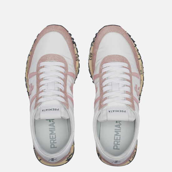 Женские кроссовки Premiata Sean-d 5128 White/Pink