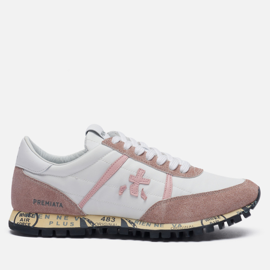 Женские кроссовки Premiata Sean-d 5128 White/Pink