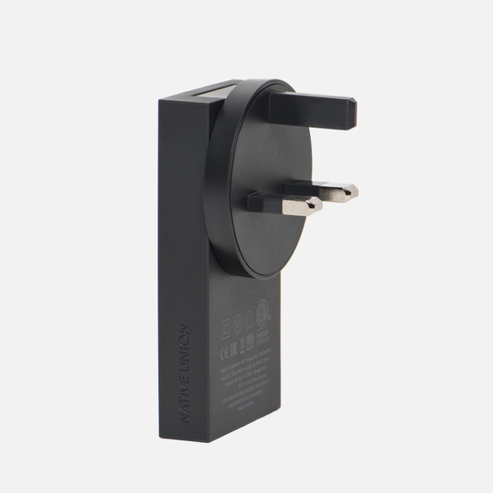 Сетевое зарядное устройство Native Union Smart Charger 2 Port USB-A 3.1A Grey