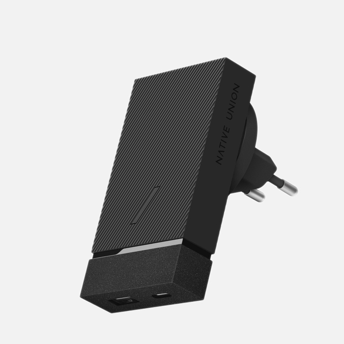 Native Union Smart Charger 2 Port USB-A/USB-C native union smart charger 2 port usb a usb c