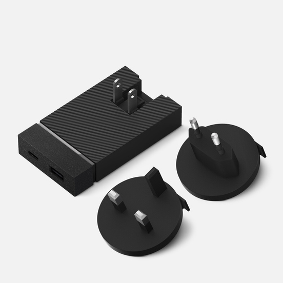 Сетевое зарядное устройство Native Union Smart Charger 2 Port USB-A/USB-C Grey