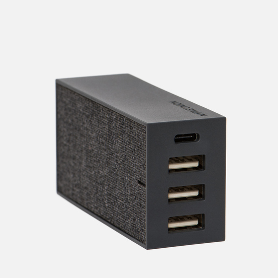 Сетевое зарядное устройство Native Union Smart Charger 4 Port USB/USB Type-C 5.4A Grey