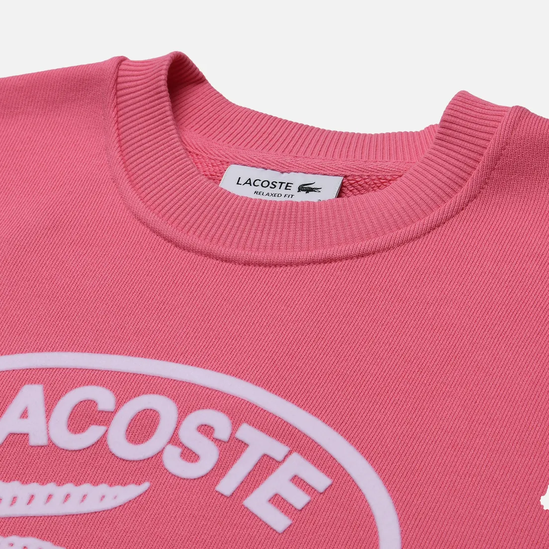 Lacoste Женская толстовка Loose Fit Organic Cotton Fleece
