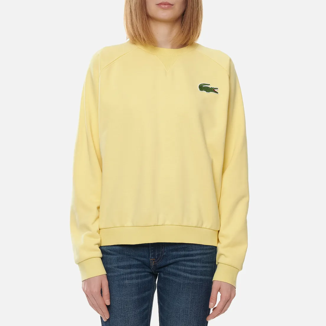 Lacoste Женская толстовка Crew Neck Cotton Fleece