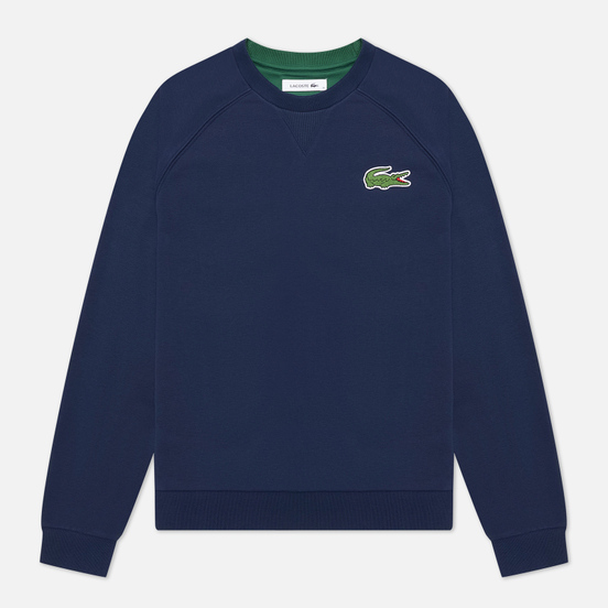Женская толстовка Lacoste Crew Neck Cotton Fleece Navy Blue