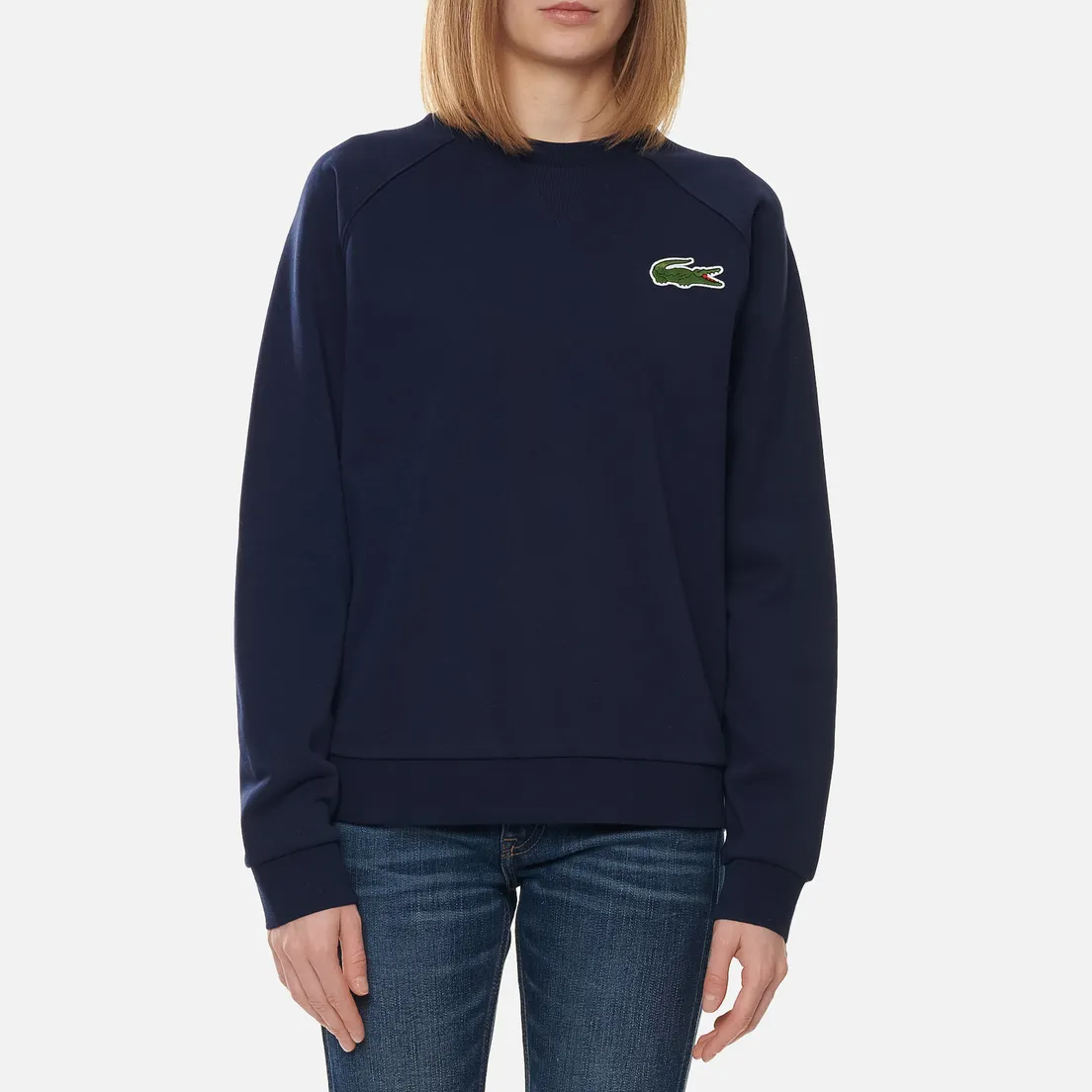 Lacoste Женская толстовка Crew Neck Cotton Fleece