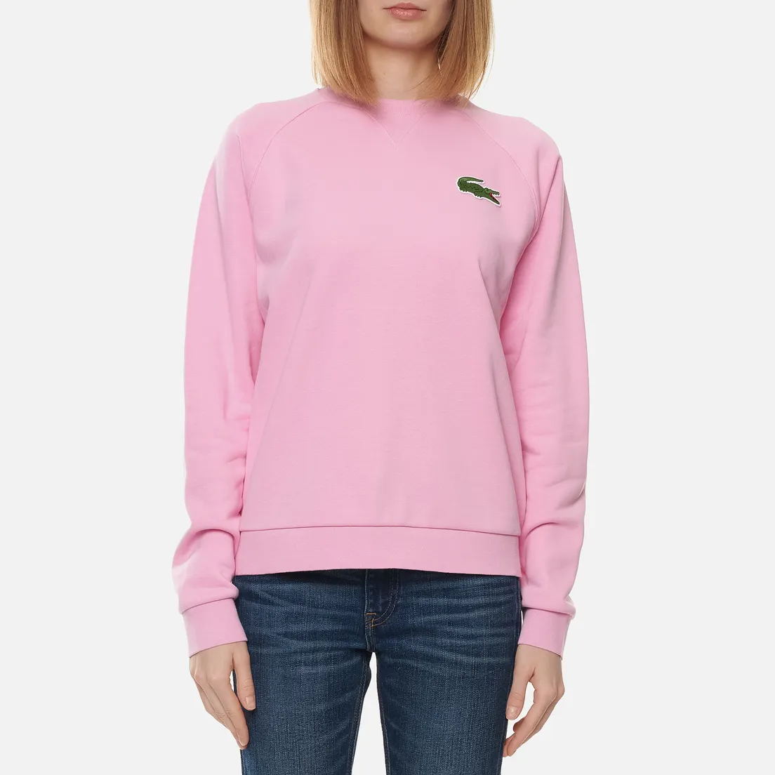 Lacoste Женская толстовка Crew Neck Cotton Fleece