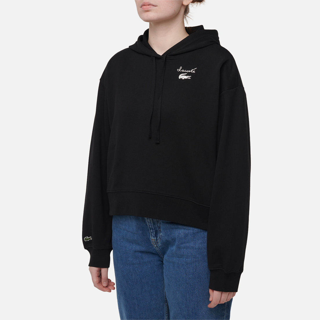 Lacoste Женская толстовка Logo Fleece Hoodie