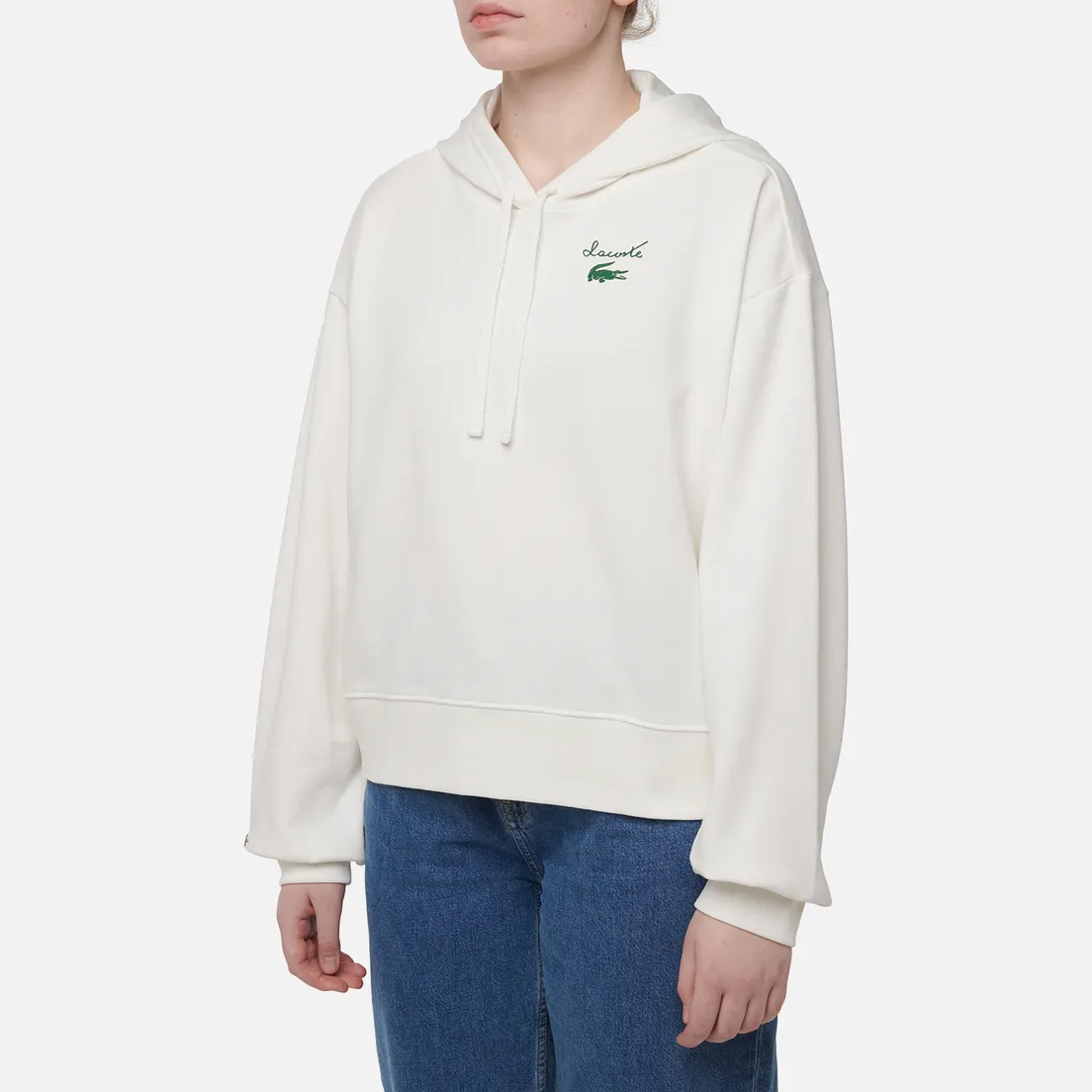 Lacoste Женская толстовка Logo Fleece Hoodie