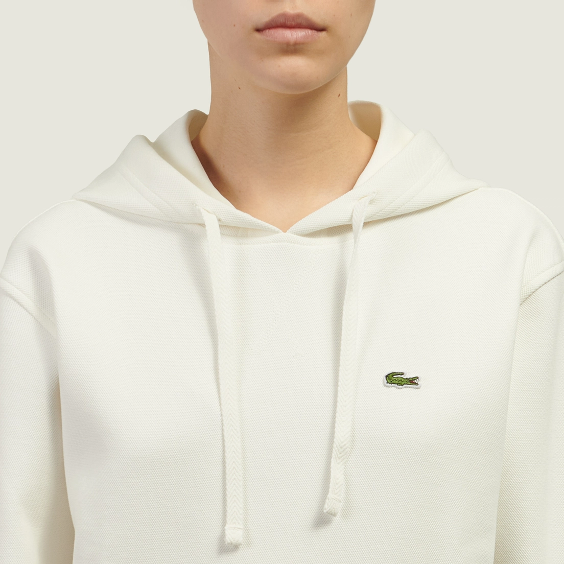 Lacoste Женская толстовка Embroidered Logo Hoodie
