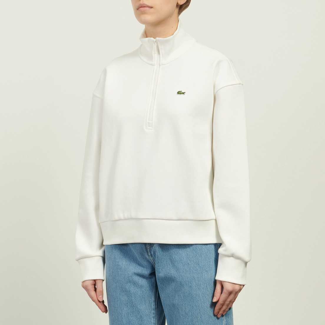 Lacoste Женская толстовка Relaxed Fit Half-Zip