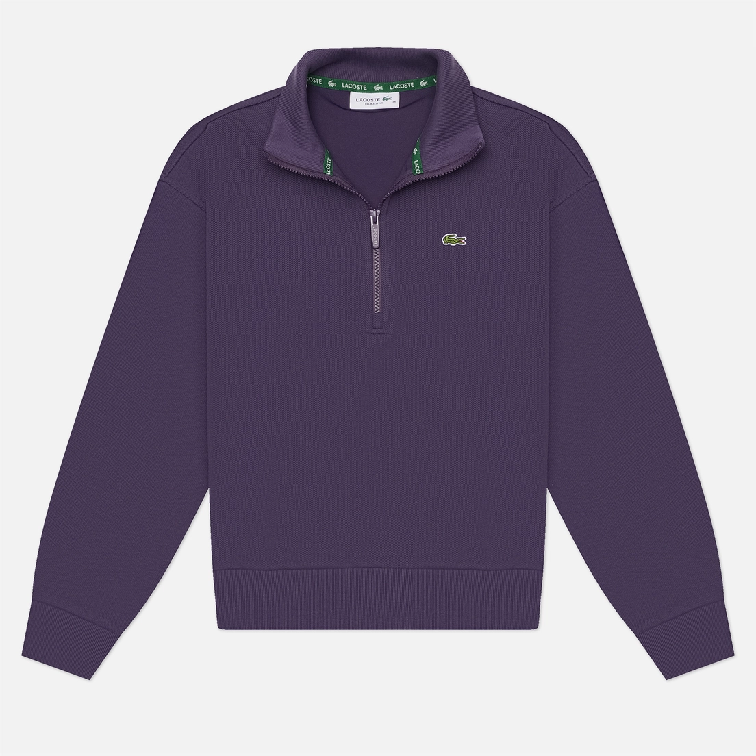 Lacoste Женская толстовка Relaxed Fit Half-Zip
