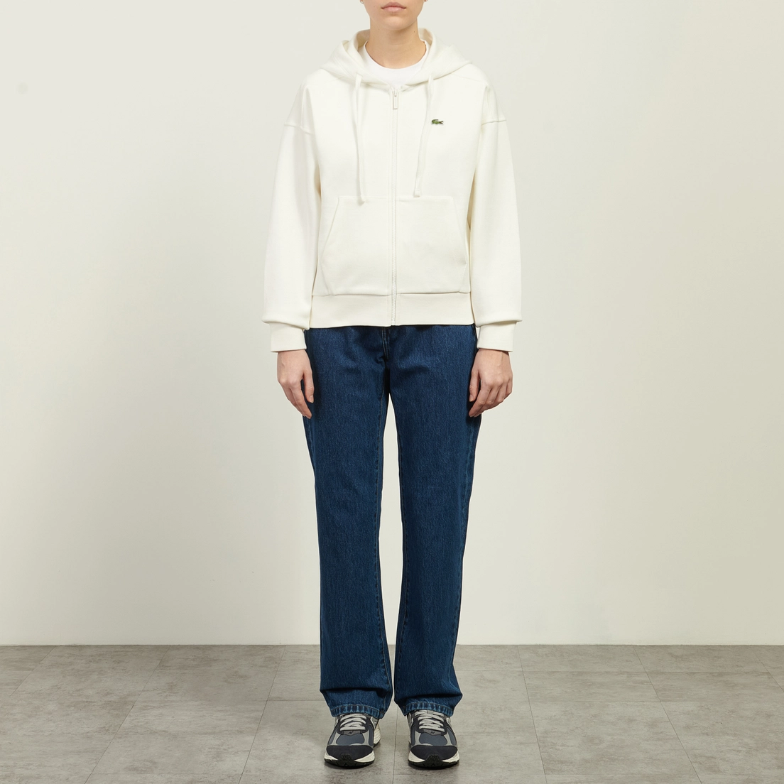 Lacoste Женская толстовка Zipped Pique Hoodie