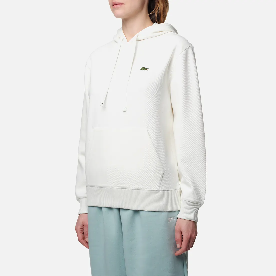 Lacoste Женская толстовка Loose Fit Cotton Blend Hoodie