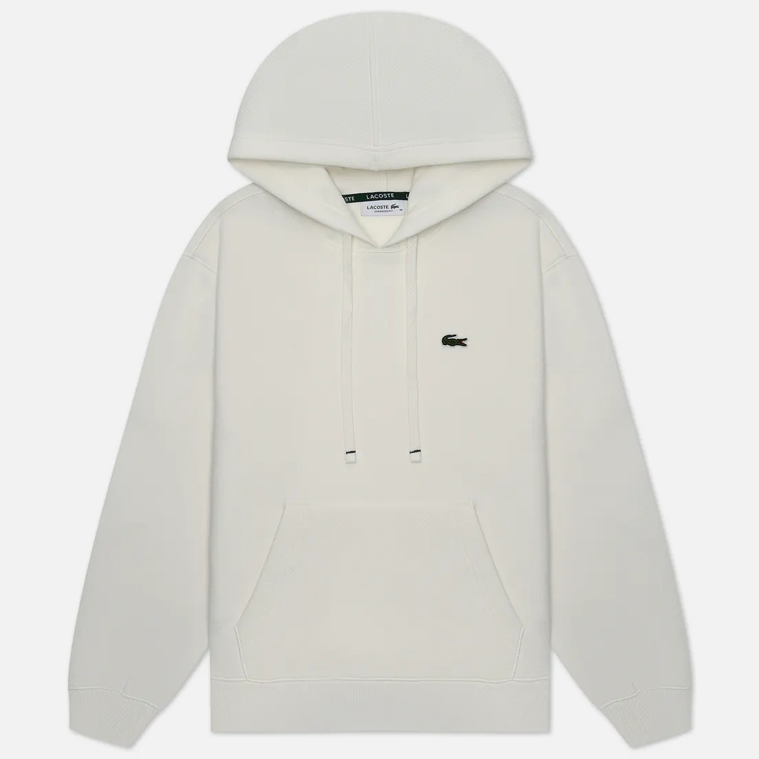 Lacoste Женская толстовка Relaxed Fit Double Face Pique Hoodie