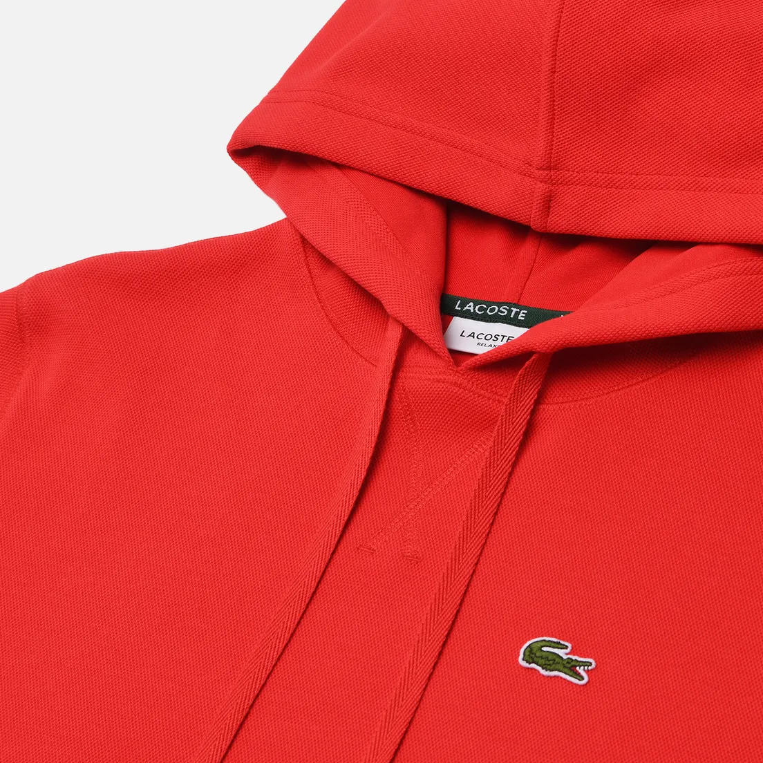 Lacoste Женская толстовка Relaxed Fit Double Face Pique Hoodie