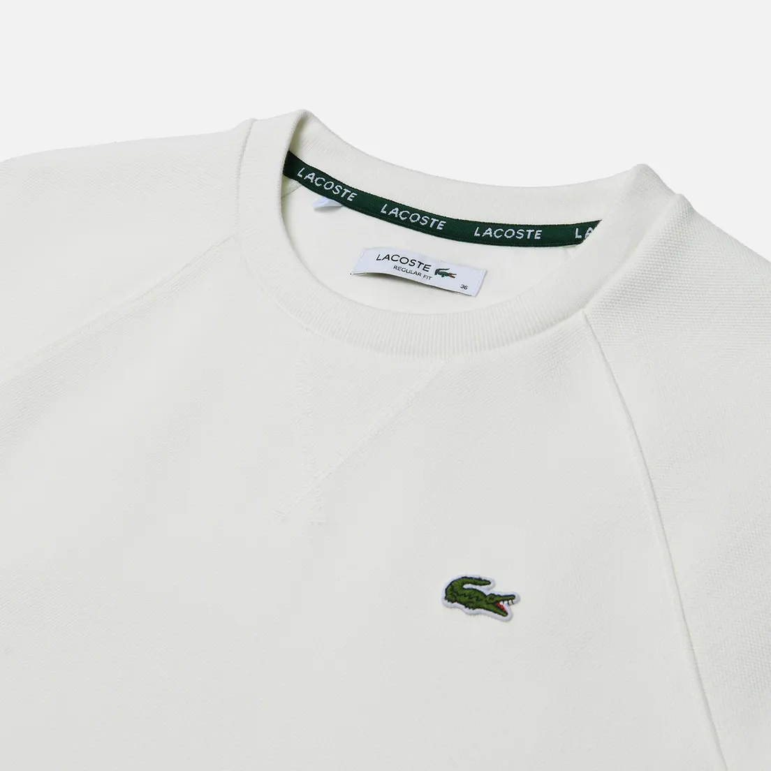 Lacoste Женская толстовка Regular Fit Crew Neck Pique