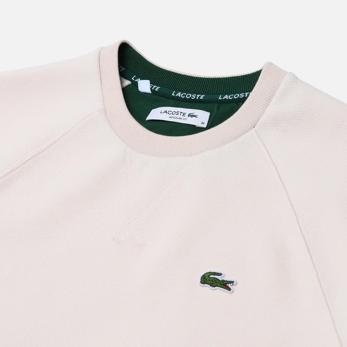 Lacoste Женская толстовка Regular Fit Crew Neck Pique