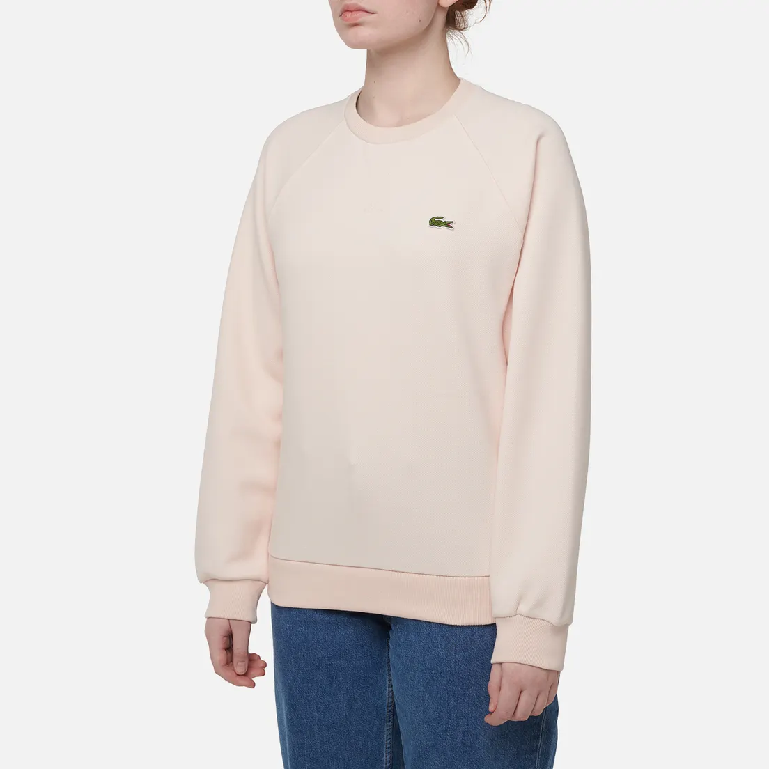 Lacoste Женская толстовка Regular Fit Crew Neck Pique