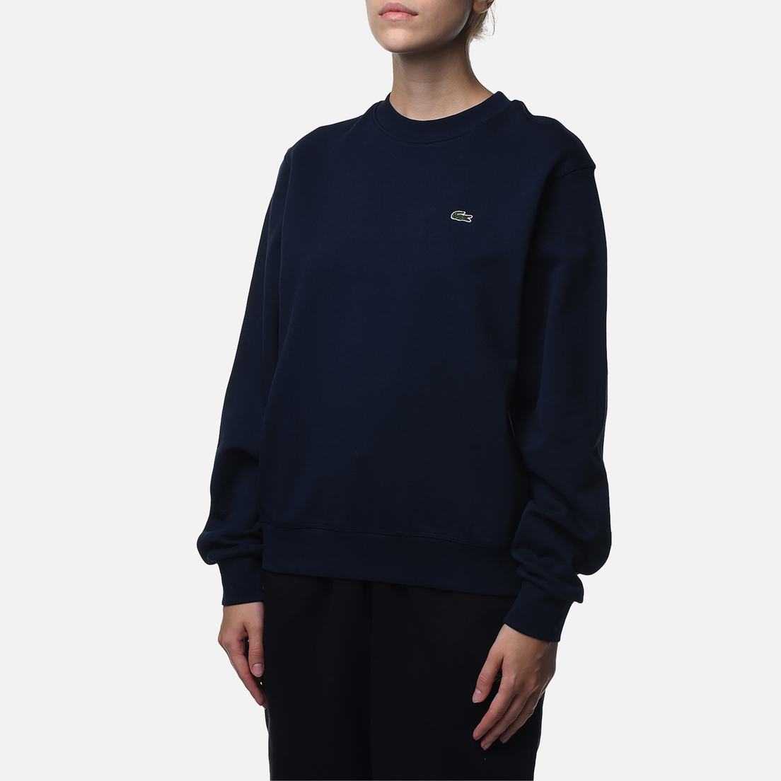 Lacoste Женская толстовка Relaxed Fit Fleece Crew Neck