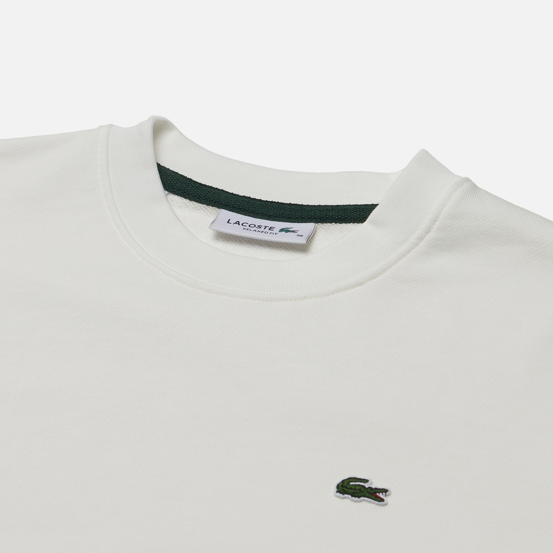 Lacoste Женская толстовка Relaxed Fit Fleece Crew Neck