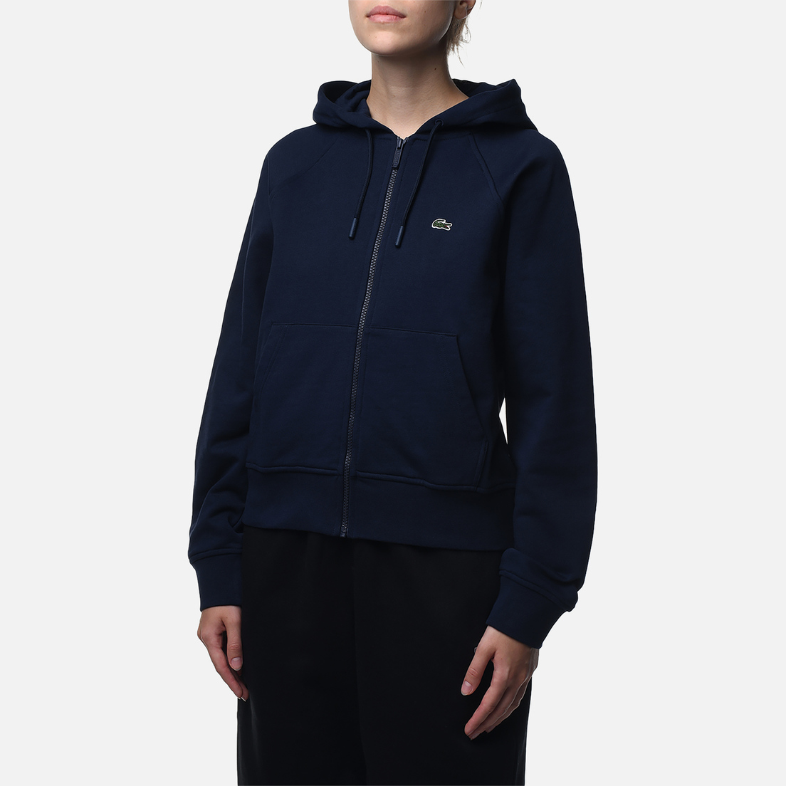 Lacoste Женская толстовка Fleece Zip-Up Hoodie