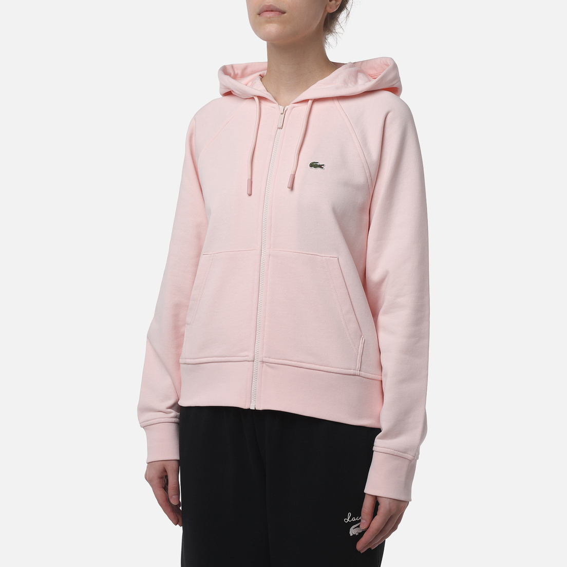 Lacoste Женская толстовка Fleece Zip-Up Hoodie