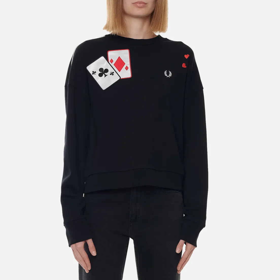 Fred Perry Женская толстовка x Amy Winehouse Applique
