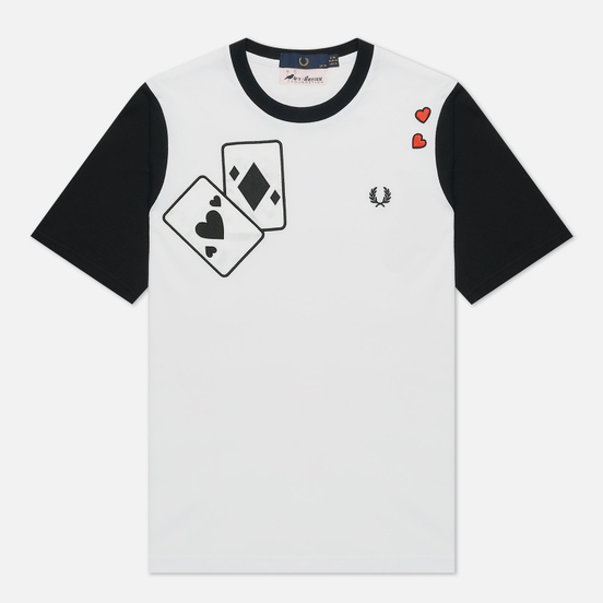 Женская футболка Fred Perry x Amy Winehouse Applique White