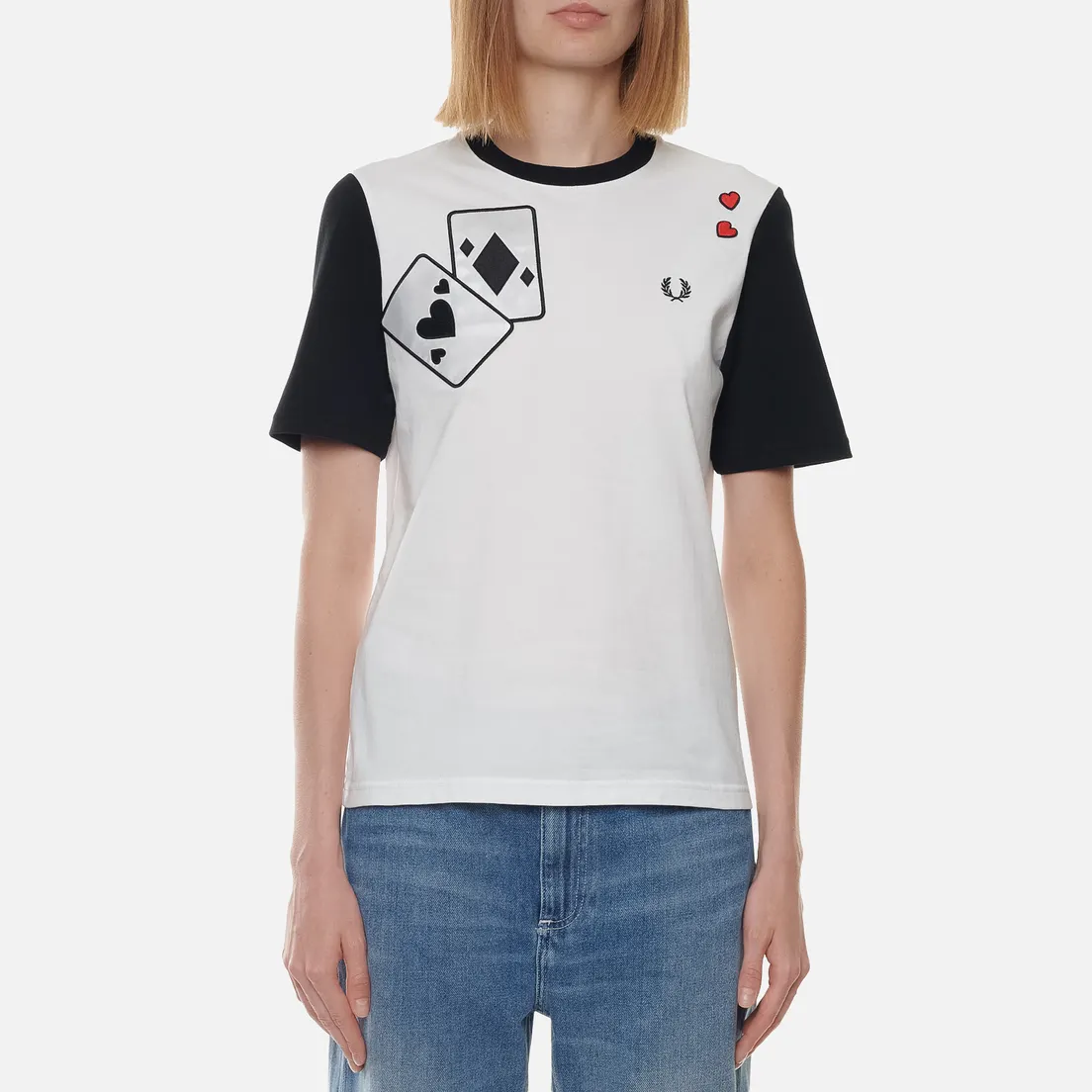 Fred Perry Женская футболка x Amy Winehouse Applique