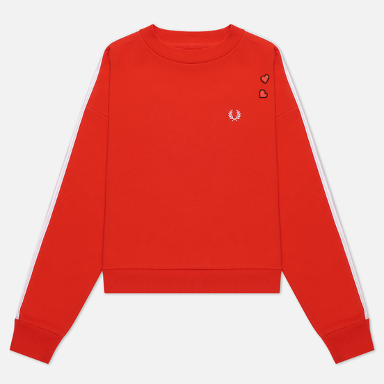 Женская толстовка Fred Perry x Amy Winehouse Satin Stripe Lipstick Red