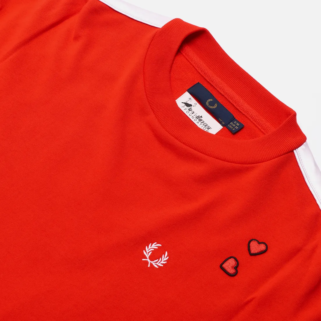 Fred Perry Женская толстовка x Amy Winehouse Satin Stripe