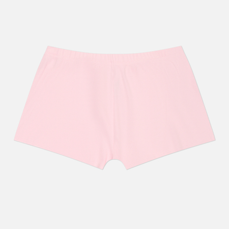 Женские шорты SKIMS Cotton Rib Loose, цвет розовый