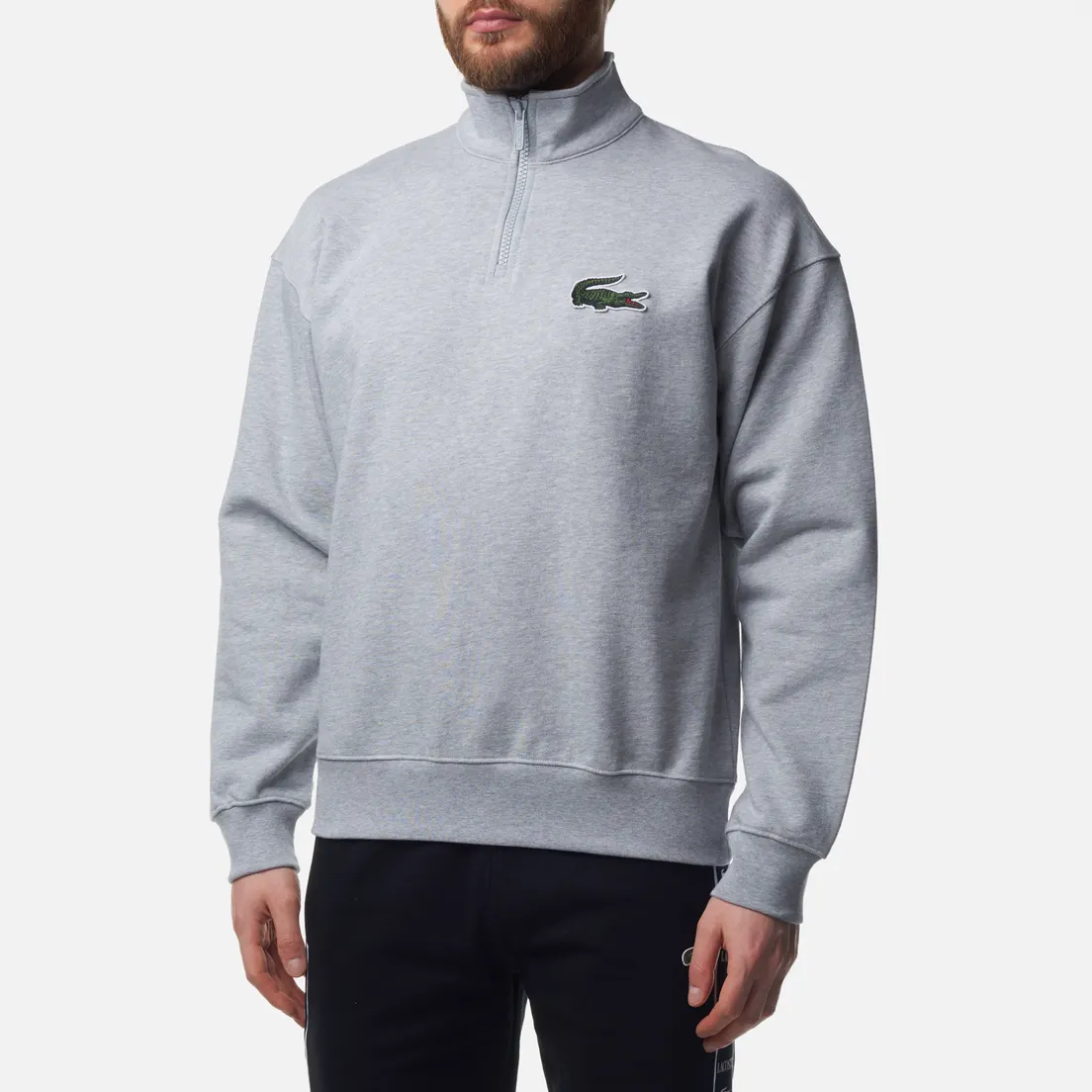 Lacoste Мужская толстовка High-Neck Organic Cotton Zip-Up