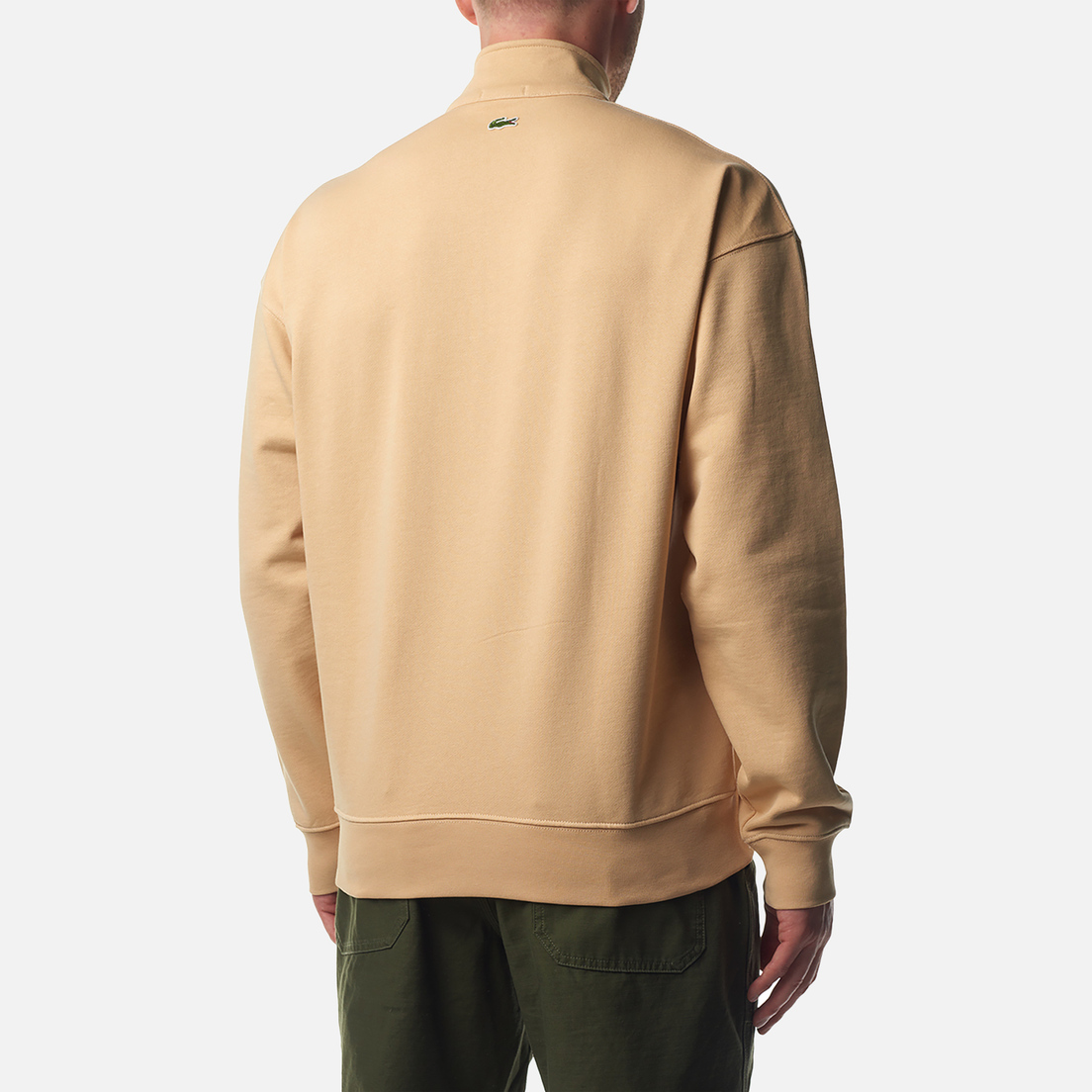 Lacoste Мужская толстовка High-Neck Organic Cotton Zip-Up