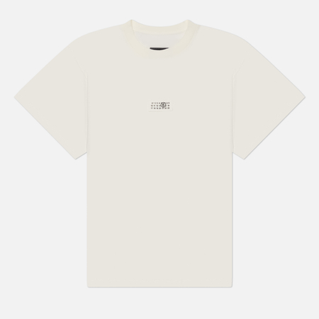 Мужская футболка Maison Margiela MM6 Numeric Cotton, цвет белый, размер L