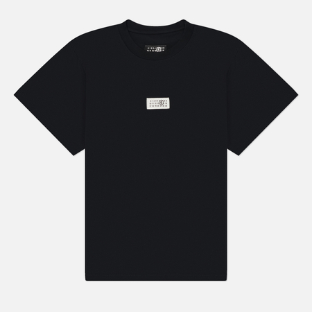 Мужская футболка Maison Margiela MM6 Numeric Cotton, цвет чёрный, размер S