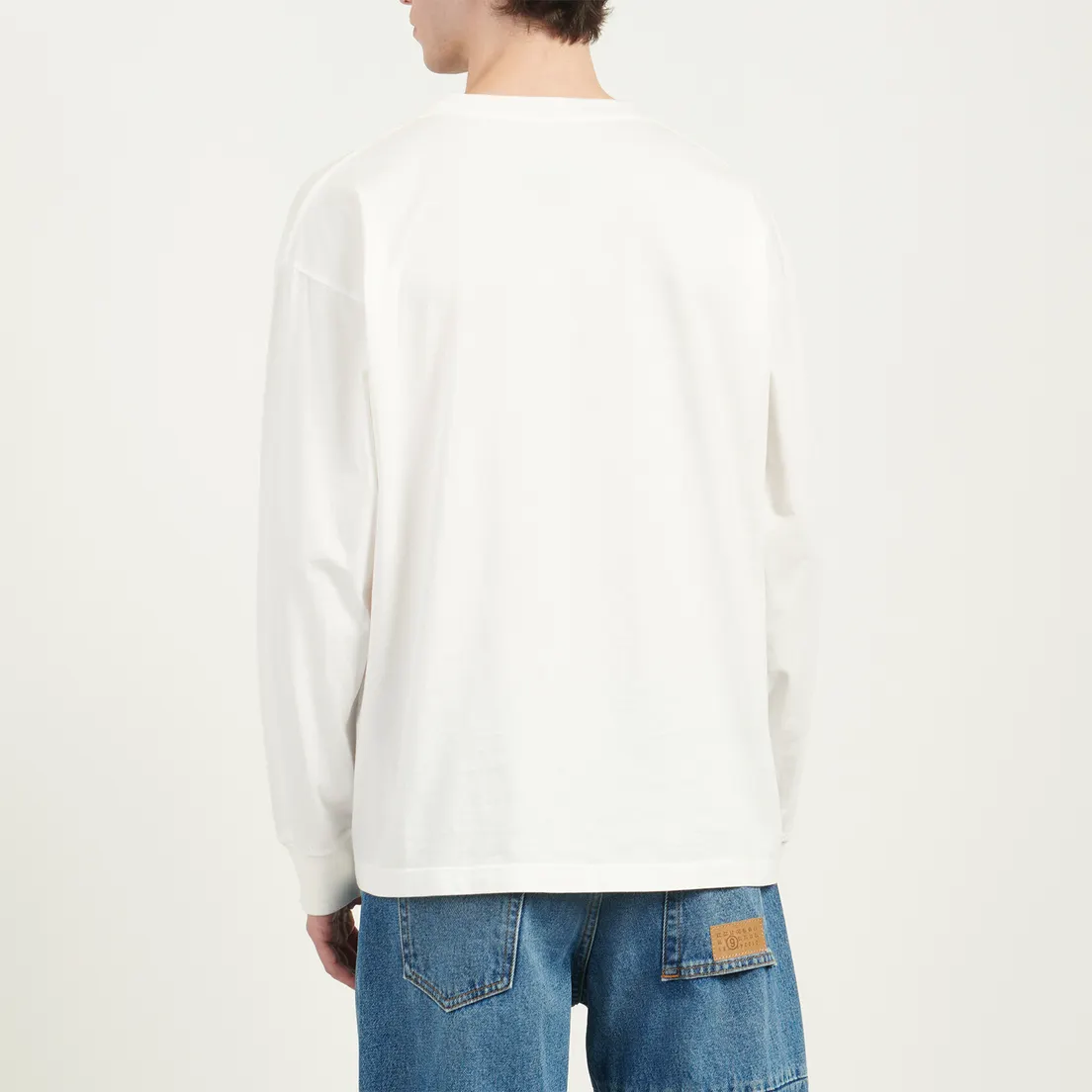 Maison Margiela MM6 Мужской лонгслив Birka Logo Numbers