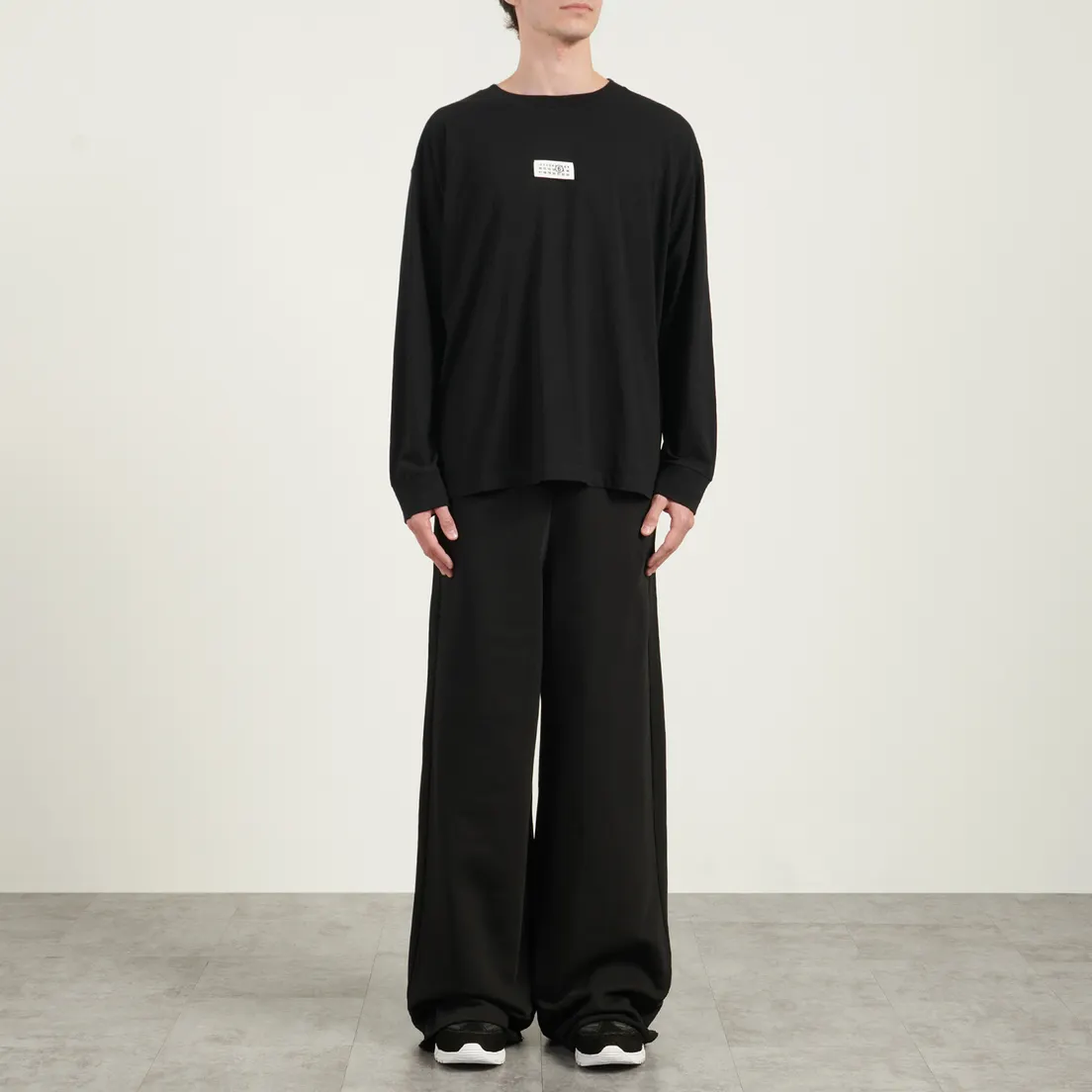 Maison Margiela MM6 Мужской лонгслив Birka Logo Numbers