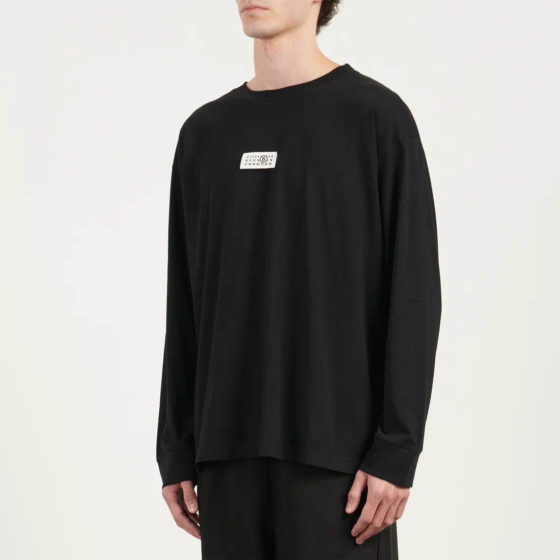 Maison Margiela MM6 Мужской лонгслив Birka Logo Numbers