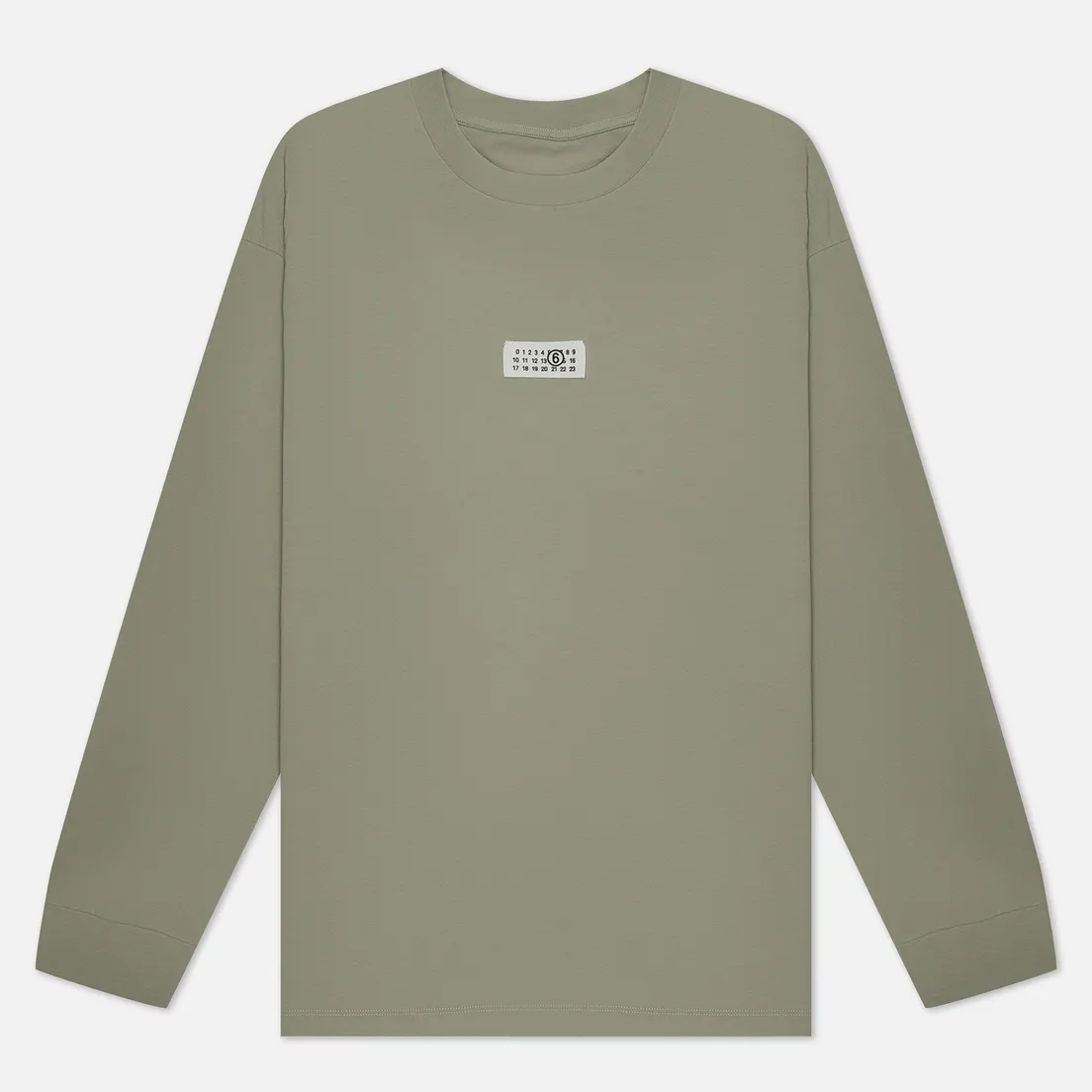Maison Margiela MM6 Мужской лонгслив Birka Logo Numbers