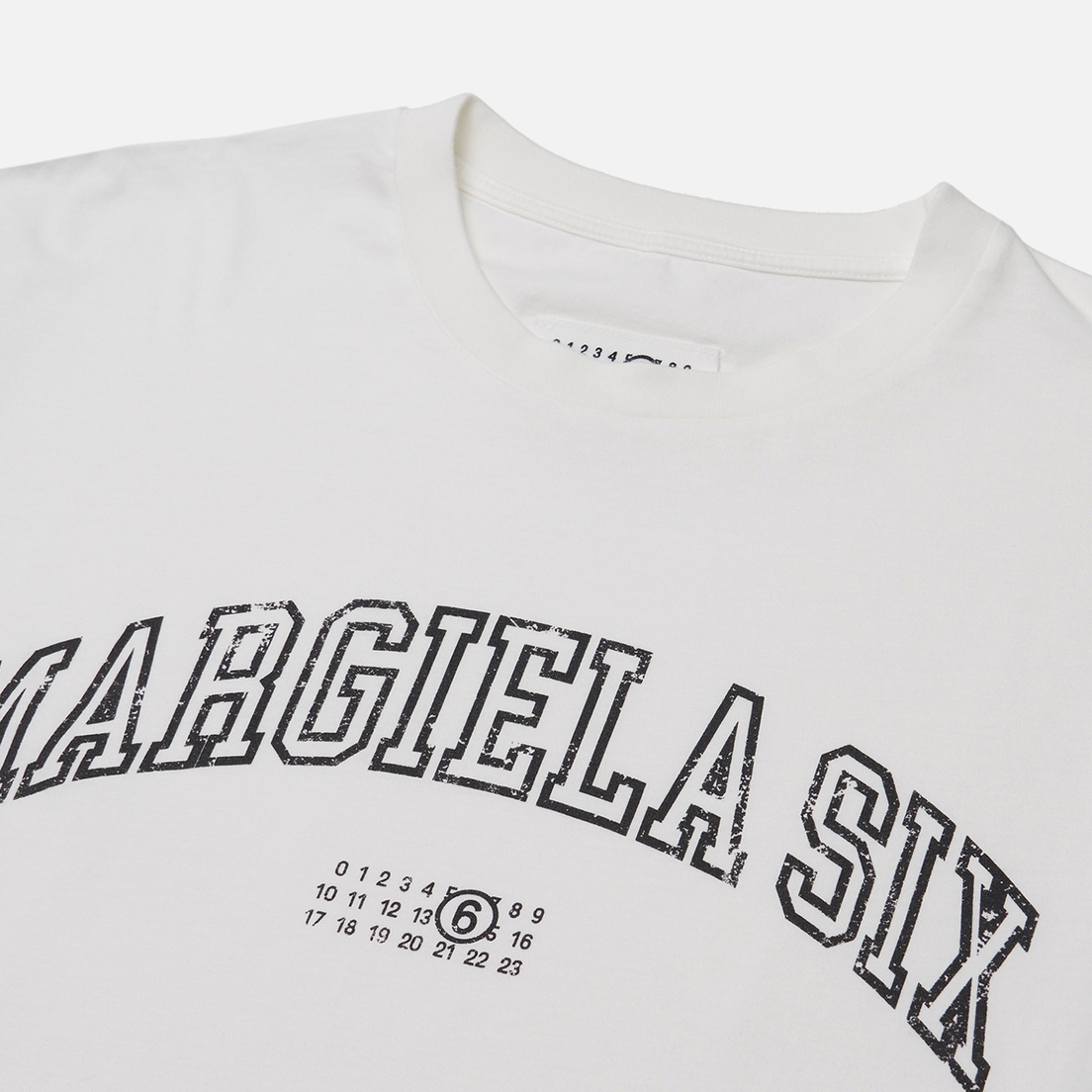 Maison Margiela MM6 Мужская футболка Varsity Print