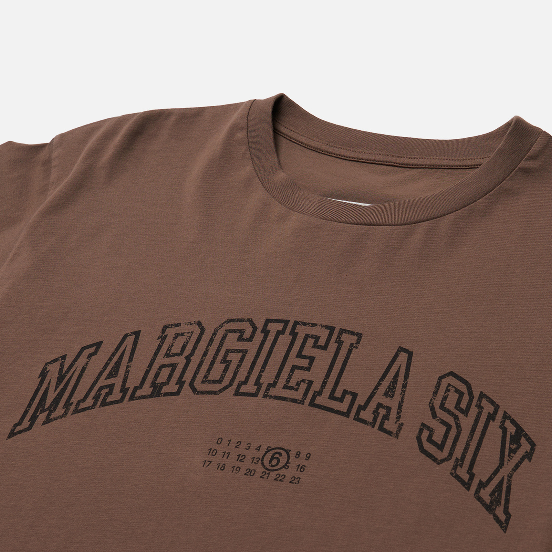 Maison Margiela MM6 Мужская футболка Varsity Print