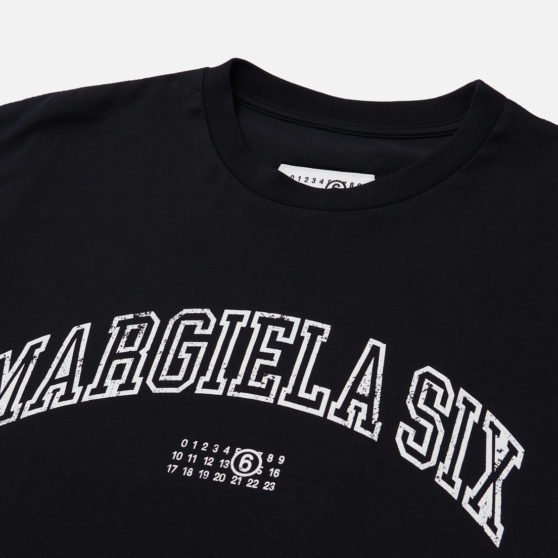 Maison Margiela MM6 Мужская футболка Varsity Print