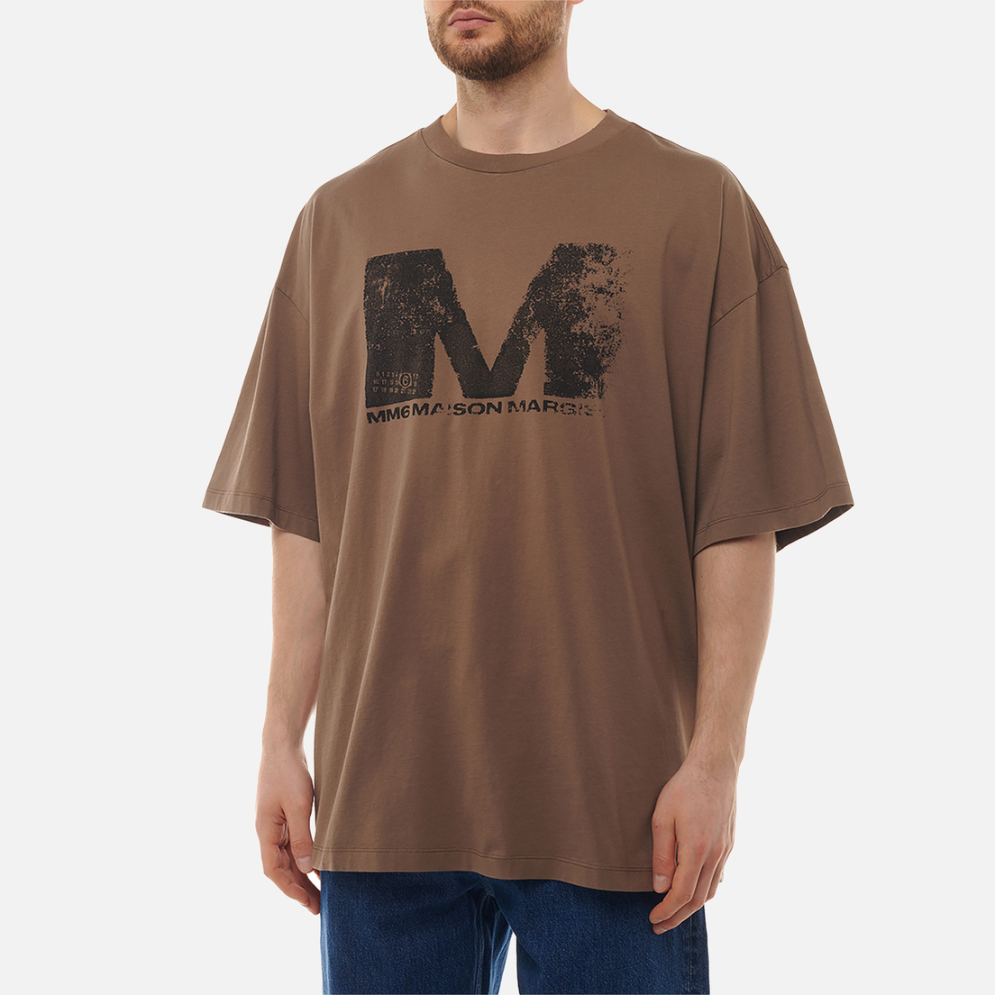 Maison Margiela MM6 Мужская футболка M Logo Numeric