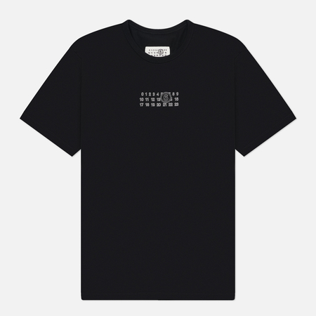 Мужская футболка Maison Margiela MM6 Numeric, цвет чёрный, размер XL